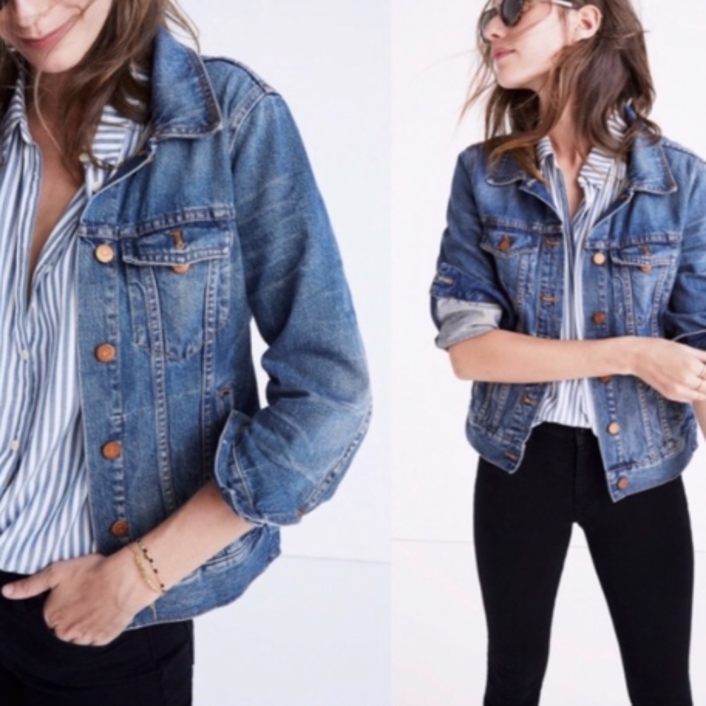 Madewell The Jean Jacket in Pinter Wash SZ S